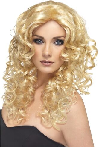 Smiffys Women's Long Brown Curly Wig in Saudi Arabia