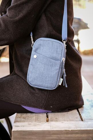 HAIKU Endeavor Pouch, Lightweight Small Crossbody bag, Zip-Around Cell Phone Travel Purse with Card Slots, Adjustable Strap in Saudi Arabia