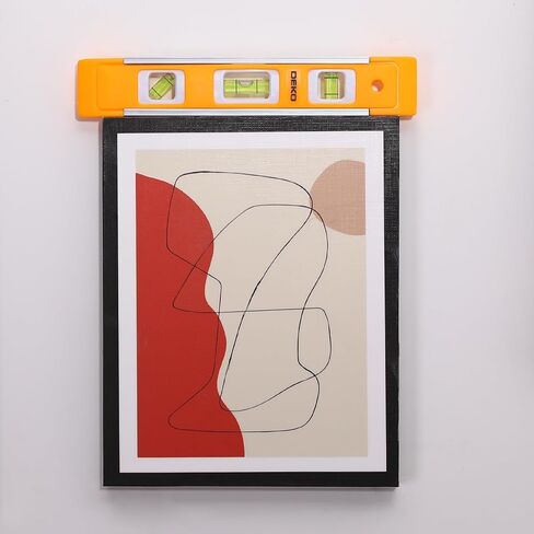 DEKOPRO 9 بوصة مستوى الصندوق المغناطيسي مستوى الطوربيد، 3 فقاعات مختلفة/45 درجة/90 درجة/180 درجة قياس مستوى الطوربيد المقاوم للصدمات in Kuwait