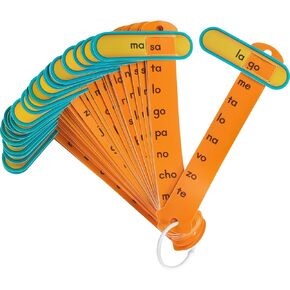 Really Good Stuff Magnetic Syllable Tile Kit - Spanish - 102 Tiles, 1 Storage Box