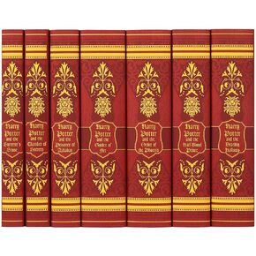 Juniper Books Harry Potter Boxed Set: Hufflepuff Edition | 7 Hardcover Volumes with Custom Designed Art Book Covers | Author J.K. Rowling | Includes All 7 Volumes