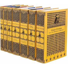 Juniper Books Harry Potter Boxed Set: Hufflepuff Edition | 7 Hardcover Volumes with Custom Designed Art Book Covers | Author J.K. Rowling | Includes All 7 Volumes