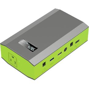 ZeroKor Portable Power Bank with AC Outlet, 65W/110V External Battery Pack 24000mAh Power Pack 88.8Wh Portable Power Source Supply for Outdoor RV Tent Camping Home Office
