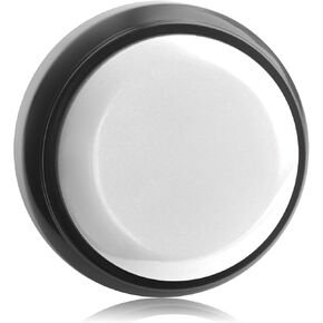 Recordable Button, Sound Button Record Talking Button Answer Buzzers Funny Buttons Record Your Own Words with 30s Voice Recording Time Also Used for Dog Training - Red and Black (Battery Included)