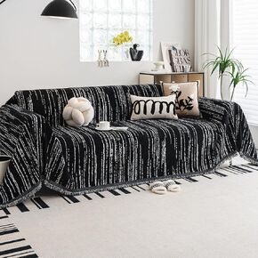 Couch Covers for 3 Cushion Couch Sofa Pet Friendly, Sofa Covers Washable Loveseat, Chenille Couch Cover for L Shaped Couch, Sofa Slipcovers for 2 Cushion Couch (71" X 150", First:Khaki)