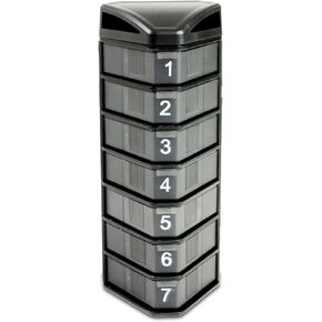 Pill Organizer 3 Times a Day, Weekly Pill Organizer 3 Times a Day, Pill Box 7 Day, Pill Cases Organizers 7 Day, Daily Pill Box Organizer, Medicine Organizer Box to Hold Vitamins and Medication