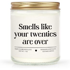30th Birthday Gifts for Her Him, 30th Birthday Candle, 30th Birthday Gifts for Women Men, 1994 30th Birthday Decorations, 30 Year Old Birthday Gifts for Friends, Sister, Handmade, 7oz