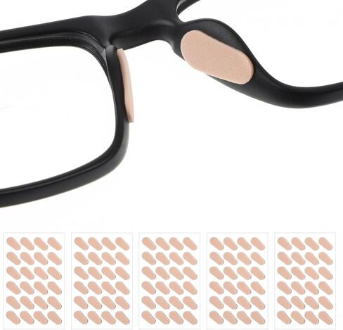 60 Pairs Soft Foam Nose Pads Self Adhesive Eyeglass Nose Pads Anti-Slip Thin Nosepads for Eyeglasses Sunglasses Glasses, Nude in Saudi Arabia