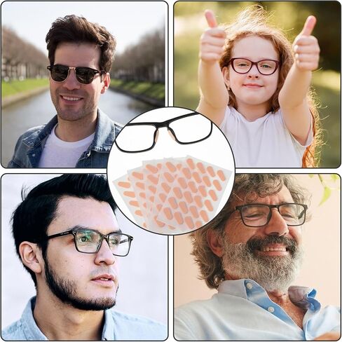 60 Pairs Soft Foam Nose Pads Self Adhesive Eyeglass Nose Pads Anti-Slip Thin Nosepads for Eyeglasses Sunglasses Glasses, Nude in Saudi Arabia