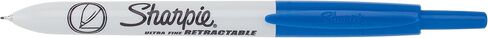 Sharpie Retractable Permanent Markers - Ultra Fine Marker Point Type - Blue - 12 Pk in Saudi Arabia