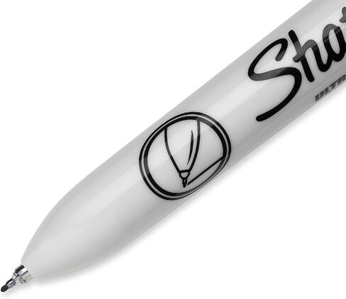 Sharpie Retractable Permanent Markers - Ultra Fine Marker Point Type - Blue - 12 Pk in Saudi Arabia