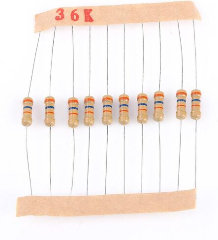 1000pcs Carbon Film Resistor Kit, Wirewound Resistor Kits, 1/2w1-10m Ohm Carbon Film Resistors with Individually Labeled and Packed in Saudi Arabia