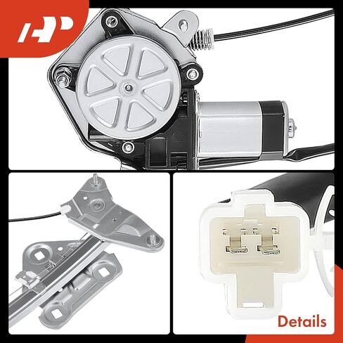 A-Premium Electric Power Window Regulator with Motor Compatible with Toyota Solara 1999 2000 2001 2002 2003, Front Left Driver Side in Saudi Arabia
