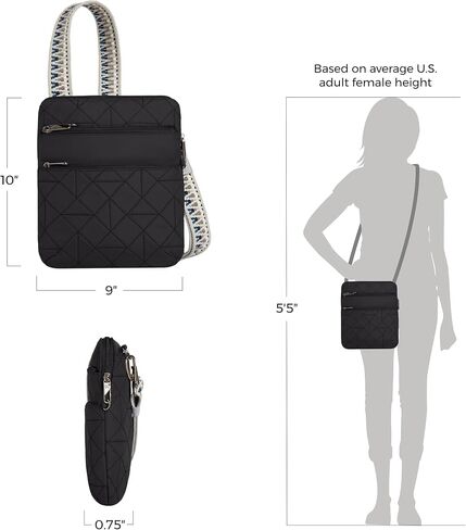 Travelon Anti-Theft Boho Slim Crossbody in Saudi Arabia