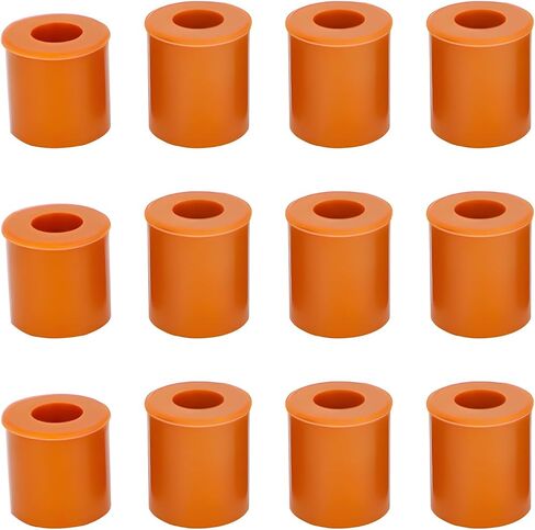Creality Official 12 PCS Silicone Solid Bed Mounts, 3D Printer Heat Bed Leveling Parts Heat-Resistant Silicone Leveling Column Leveling Spring Replacement Part for Ender 3/3S/3 Pro/3 V2, CR-10 Series in Saudi Arabia