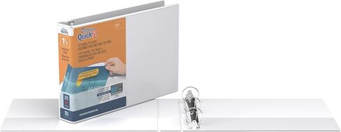 ملف كويك فيت فيو، 3 حلقات، حلقة زاوية على شكل حرف D، 2 بوصة، اسود، 87031 in Saudi Arabia