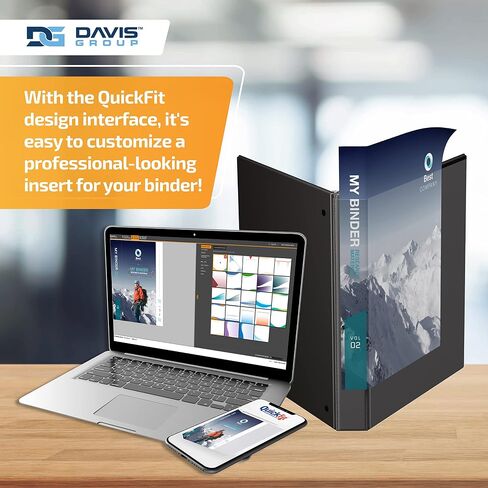 ملف كويك فيت فيو، 3 حلقات، حلقة زاوية على شكل حرف D، 2 بوصة، اسود، 87031 in Saudi Arabia