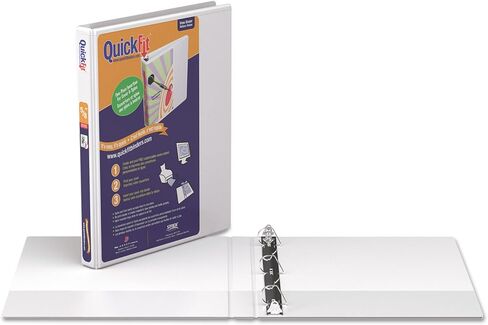 ملف كويك فيت فيو، 3 حلقات، حلقة زاوية على شكل حرف D، 2 بوصة، اسود، 87031 in Saudi Arabia