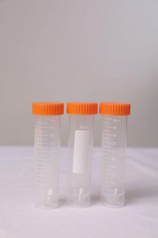 Self-Standing Centrifuge Tubes 50mL (25/Pack) with Printed Graduation and Label Mark in Saudi Arabia