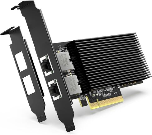 2.5G Base-T PCIe Network Card with Realtek RTL8125B - Transform PCIe Slot into 2.5G Ethernet Port, 2500/1000/100Mbps PCI Express Gigabit Ethernet Card Supports Windows 11/10/8.1/8/7 & Linux OS in Kuwait