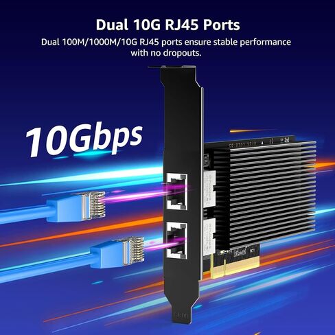 2.5G Base-T PCIe Network Card with Realtek RTL8125B - Transform PCIe Slot into 2.5G Ethernet Port, 2500/1000/100Mbps PCI Express Gigabit Ethernet Card Supports Windows 11/10/8.1/8/7 & Linux OS in Kuwait