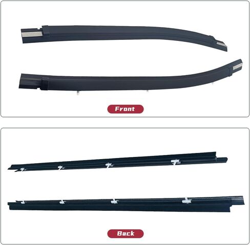MADAT Weatherstrip Window Trim Fit for Toyota Tacoma 1995-2004 Outer Door Window Moulding Seal Belt Replace 68160-04020 68210-04020 2-Pack in Saudi Arabia