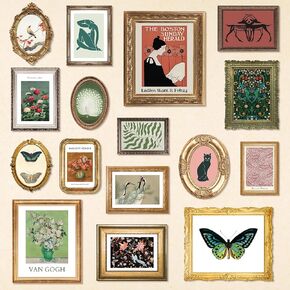 97 Decor Eclectic Home Decor Aesthetic - Maximalist Decor Funky Posters, Retro Eclectic Wall Decor, Colorful Boho Wall Art Gallery Prints For Dorm Bedroom Decoration (Unframed)