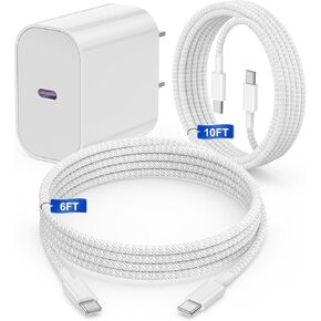 For Apple iWatch I Watch USB C Fast Charger&iPhone,[Apple MFi Certified]2-in-1 USBC to Lightning&Apple iWatch Charging Cable Cord 6Ft,Portable Travel Charge Block for Apple Watch SE/9/8/7/6/5/4/3/2/1