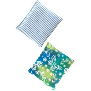Hot/Cold Therapy Pak, Ultra Mini, Microwaveable Rice Bag (Blue Combo 1)