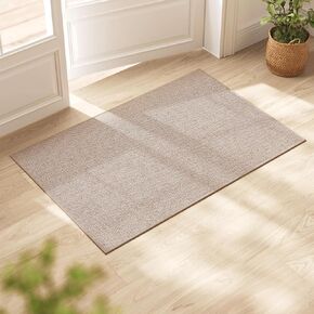 SONGMICS HOME Area Rug, 2.5x8 ft Rug for Living Room, Non-Slip Carpet, Faux Jute Rug, Home Decor, for Bedroom, Kitchen, Entryway, Dining Room, Machine Washable, Dove Gray UTAR093G01