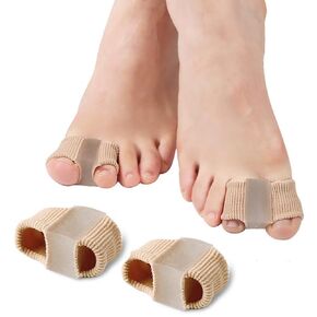 BIKBOK 2pcs Bunion Correctors For Women Women Men, Bunion Toe Separators With 2 Loops For Feet, Effective Toe Separators To Correct Your Toes (2PCS Small)