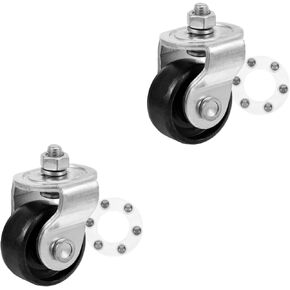 HOMSFOU 2pcs Jack Front Wheel Car Gadgets Car Jack Car Accessories 2 Ton Floor Jack Wheel Trolley Floor Jack Wheel Replacement Floor Jack Wheels Trailer Wheel Steel Heavy