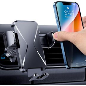 Cell Phone Car Mount [Upgraded - Super Suction Power] Car Holder for Phone 3-in-1 Universal Phone Holder for Car Vent Phone Mount 360° Car Holder Phone for iPhone Android Smartphones