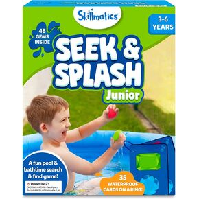 Skillmatics Seek & Splash Diving Gem Toys - Swimming Pool Toys for Kids, Search and Find Math Game, Gifts for Boys & Girls Ages 6, 7, 8, 9 & Up