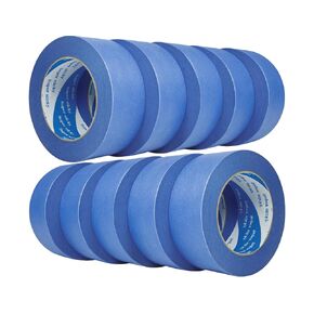 10 Rolls Blue Painters Tape 2 Inch, Bulk Masking Master Tape 60 Yards, Wall Masking Tape No Residue, Multi-Surface Painter's Tape for Wall Painting Edge Treatment DIY Crafts,600 Yards Totally