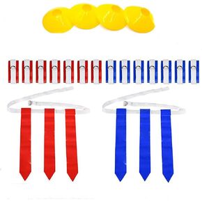 Flag football belts,flag football set,For kids,Youths, Adults,flags for flag football,flag football flags,flag football gear,Training Equipment[14pcs] in Kuwait