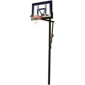 Lifetime In-Ground Fusion Backboard Action Grip Adjustable Basketball System, 48-Inch
