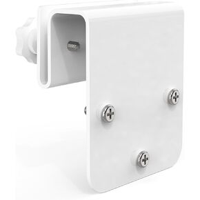 Gutter Mount for eufy Solocam S340, Outdoor Mounting Bracket Compatible with eufy S340 (White, 1 Pack)