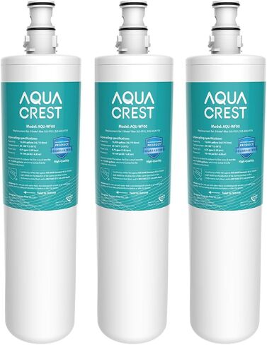 AQUA CREST 3US-PF01 فلتر مياه تحت الحوض، بديل معتمد NSF/ANSI 42 لمرشح المياه المتقدم 3US-PF01، 3US-MAX-F01H، Delta RP78702، Manitowoc K-00337، K-00338 فلتر مياه، 3 عبوات، رقم AQU- WF00 in Kuwait
