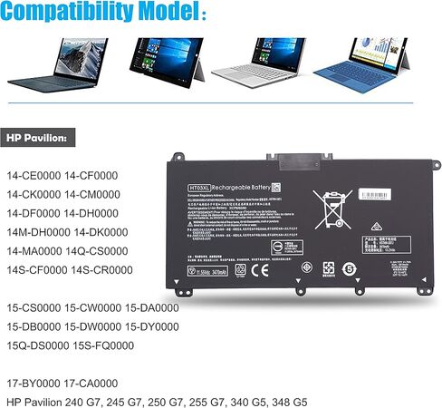 بطارية BN06XL لأجهزة الكمبيوتر المحمول HP Spectre X360 15-EB0000 Series 15-EB0043DX 15-EB0053DX 15-EB1043DX 15-EB0005UR 15-EB0005NI Series الكمبيوتر المحمول BN06072XL HSTNN-IB9A L68299-005 L68235-1C1 in Saudi Arabia