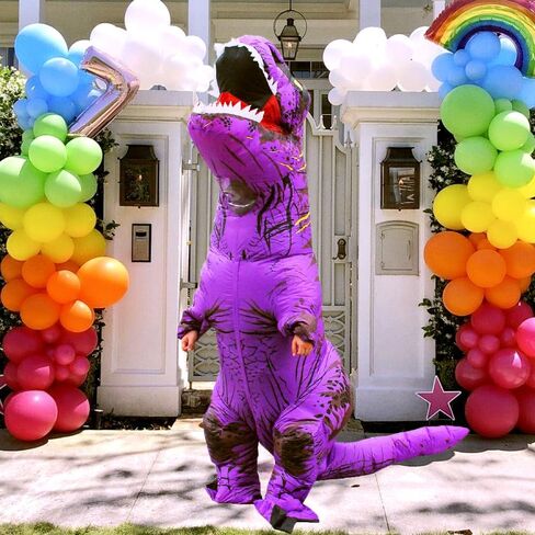 Inflatable Dinosaur Costume Kids Dinosaur Suit Blow up Full Body Dino Costume Boys Girls for Halloween Cosplay Party in Saudi Arabia
