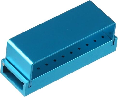 Bur Blocks,4Pcs Dental Burs Holder Block Case,30 Holes Dental Lab Aluminum Bur Case Organizer(4Pcs) in Saudi Arabia