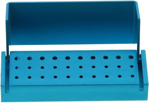 Bur Blocks,4Pcs Dental Burs Holder Block Case,30 Holes Dental Lab Aluminum Bur Case Organizer(4Pcs) in Saudi Arabia