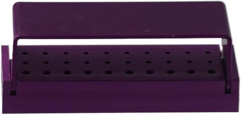 Bur Blocks,4Pcs Dental Burs Holder Block Case,30 Holes Dental Lab Aluminum Bur Case Organizer(4Pcs) in Saudi Arabia