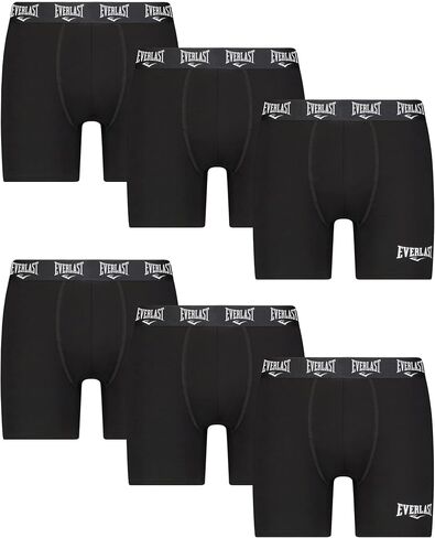 Everlast Cotton Men’s Boxer Brief, Men’s Underwear Boxer Briefs, Soft & Comfortable Waistband, Anti-Chafing in Saudi Arabia