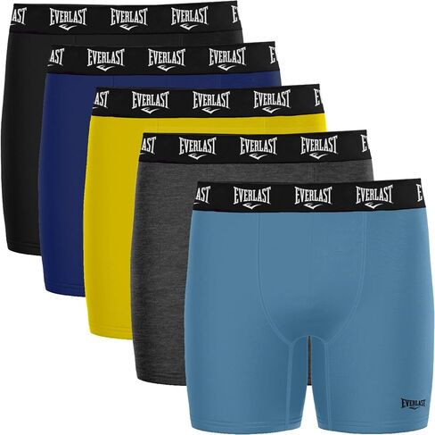 Everlast Cotton Men’s Boxer Brief, Men’s Underwear Boxer Briefs, Soft & Comfortable Waistband, Anti-Chafing in Saudi Arabia