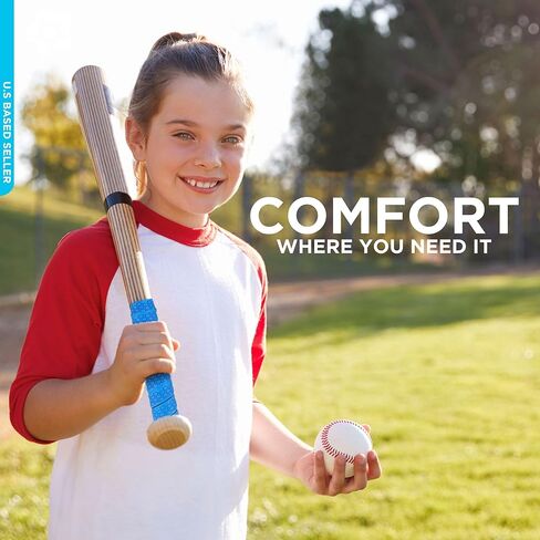 اخرج! شريط قبضة مضرب البيسبول - شريط لاصق بمقبض رياضي مقاس 43 بوصة، شريط لاصق مبطن بجلد الخفافيش in Kuwait