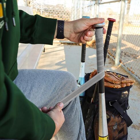 اخرج! شريط قبضة مضرب البيسبول - شريط لاصق بمقبض رياضي مقاس 43 بوصة، شريط لاصق مبطن بجلد الخفافيش in Kuwait