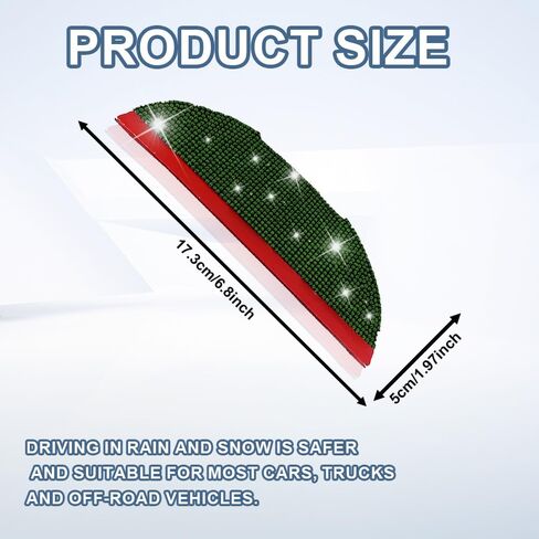 قطعتان من واقي حاجب المطر، مرآة الرؤية الخلفية للسيارة اللامعة، حواجب المطر، واقي الرؤية الخلفية للحاجب الجانبي، واقي المطر لمعظم السيارات والشاحنات وسيارات الدفع الرباعي (لون AB) in Kuwait