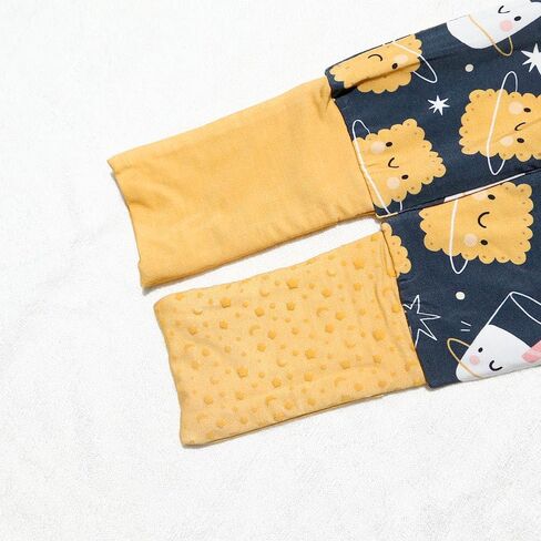 HUGH & HONEY SnugFlex ™ Romper، الخيزران فيسكوز، بيجامة للرضع والأطفال الصغار، بدون سحاب مع تغطية قابلة للتحويل للأيدي والأقدام in Kuwait